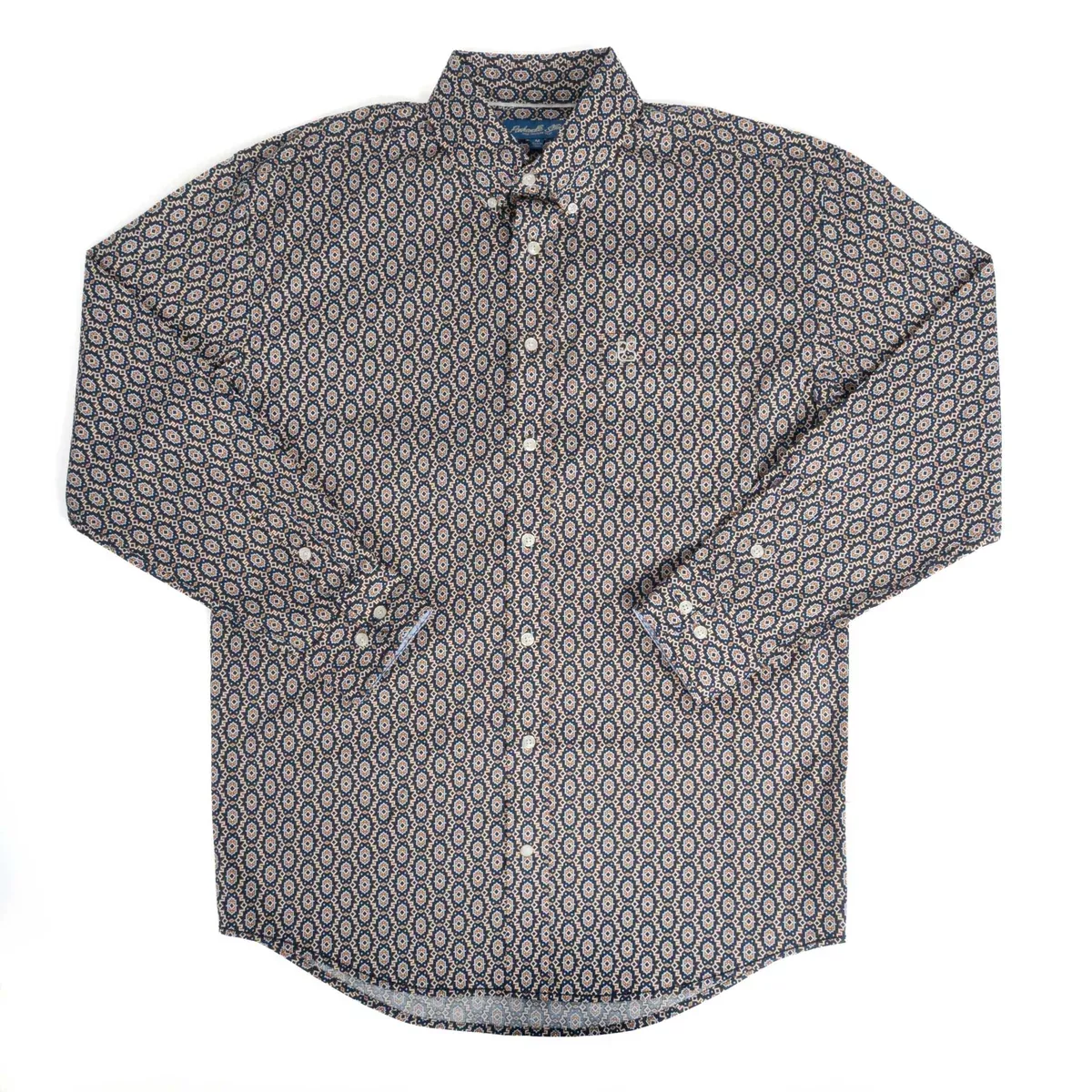 Panhandle Slim Men's Aztec Print Button Down Shirt
