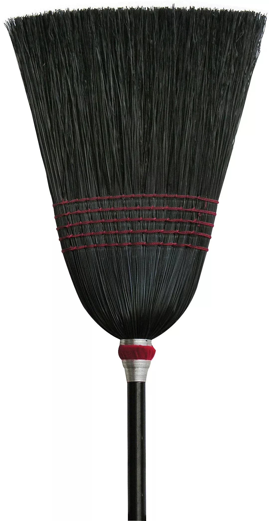 Parlor 100% Corn Broom, 12 in, Black