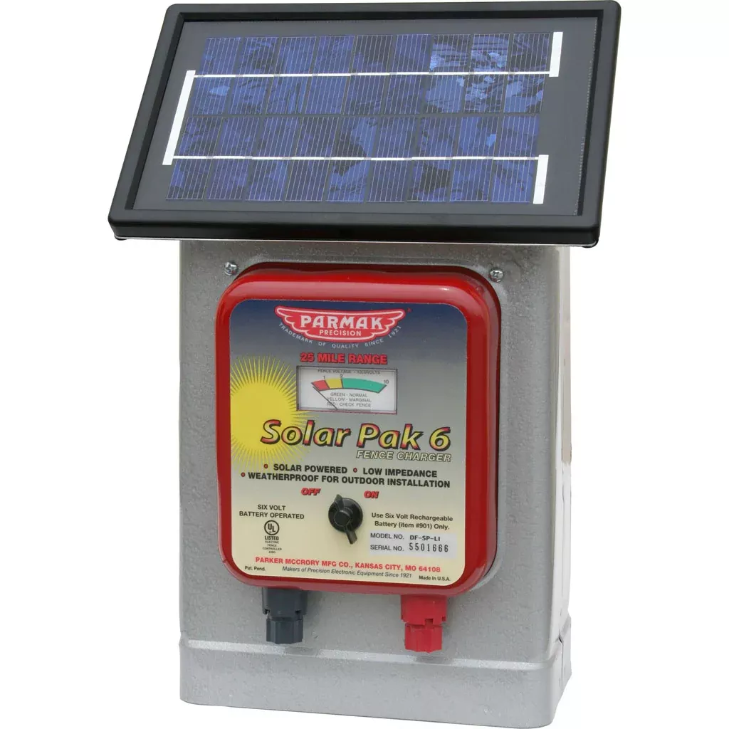 Parmak Solar Electric Fencer, 6V
