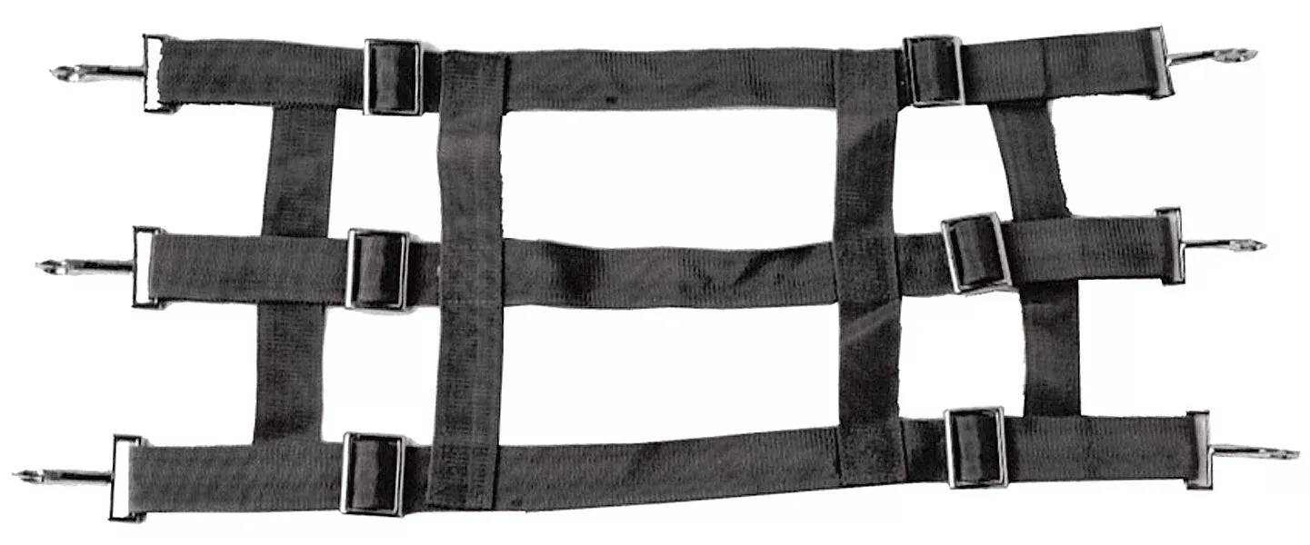 Partrade Poly Web Stall Guard, Black, 46 x 18 in
