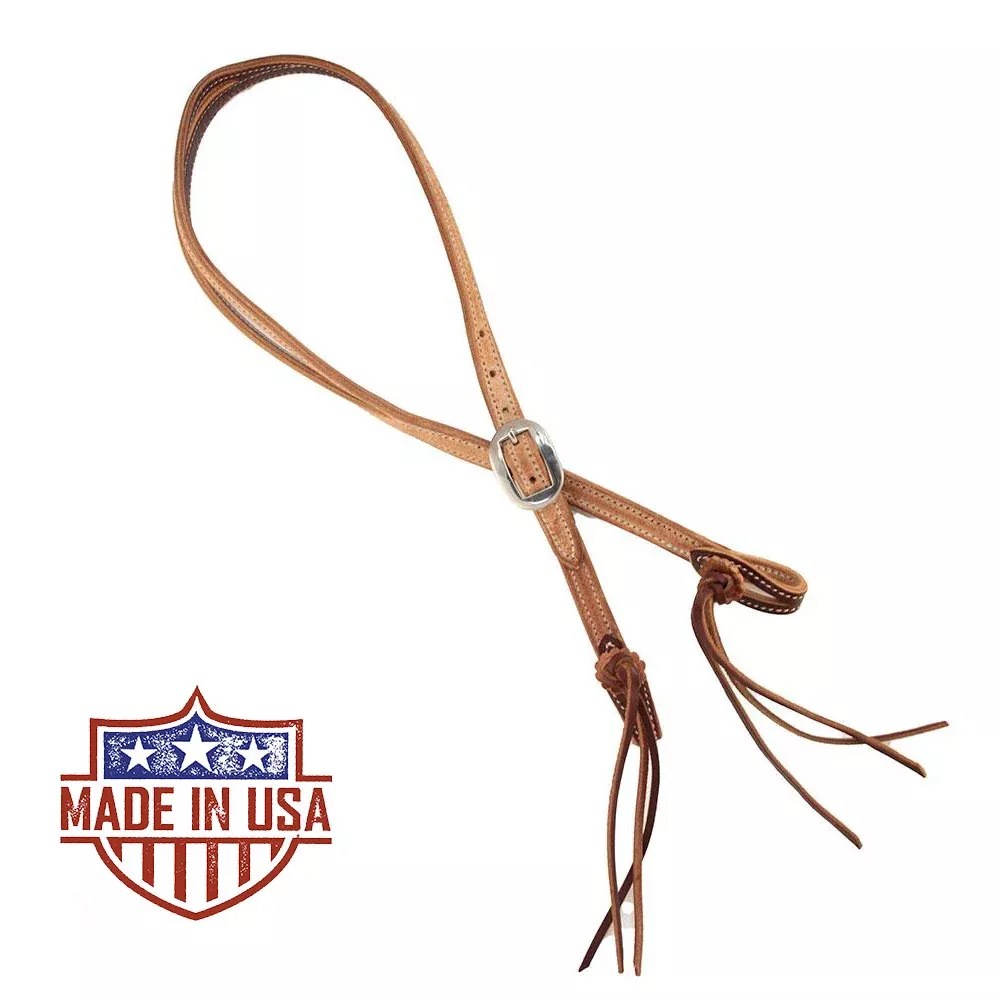Patrick Smith Double Stitched Split Ear Headstall