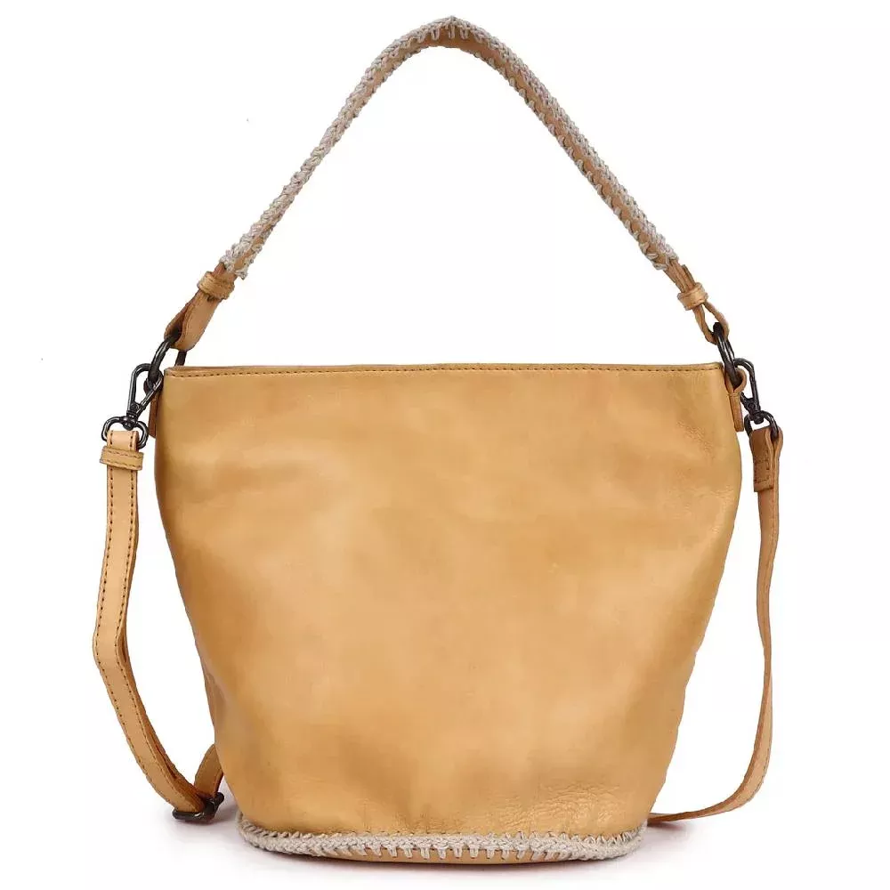 Patsy Leather Crossbody Bag - Honey