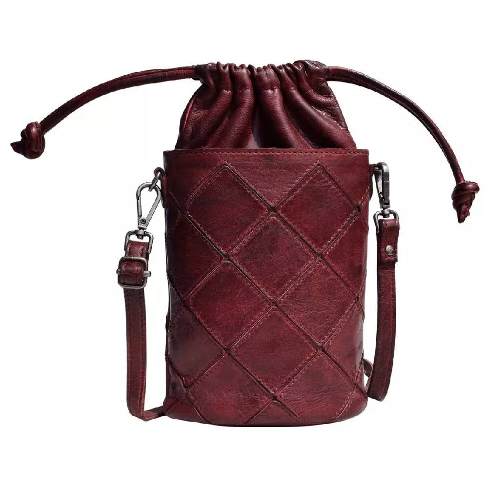 Payne Handcrafted Leather Crossbody - Oxblood