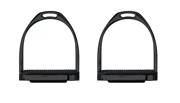 Perri's Black Powder Coated Stirrup Irons