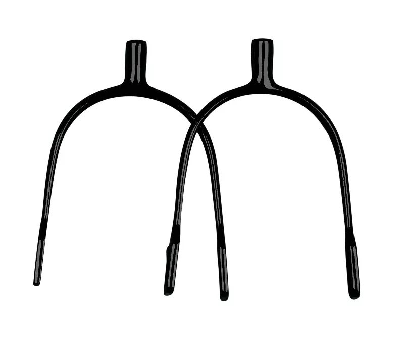 Perri's Ladies Black Coated POW Spurs