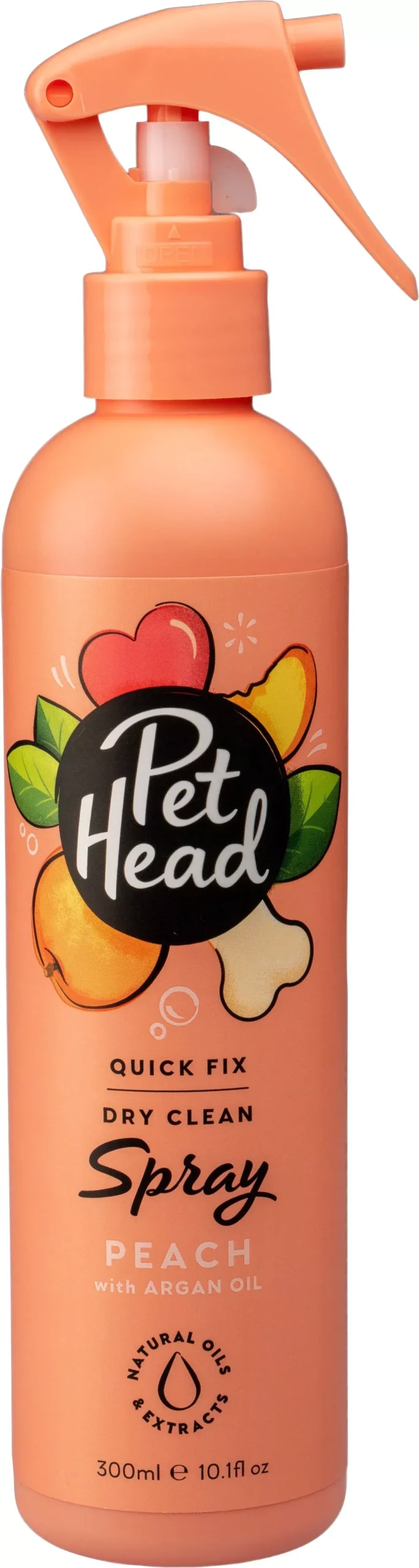 Pet Head Quick Fix 2-in-1 Spray, Peach, 10.1 oz