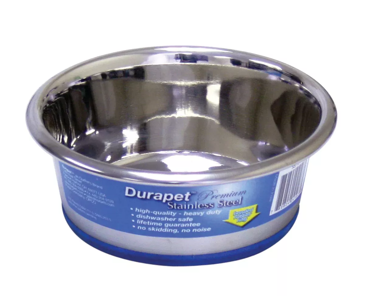 Petmate DuraPet Stainless Steel Bowl, 0.75 pt