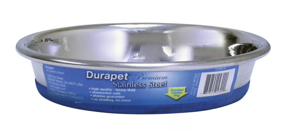 Petmate DuraPet Stainless Steel Cat Dish 6 oz