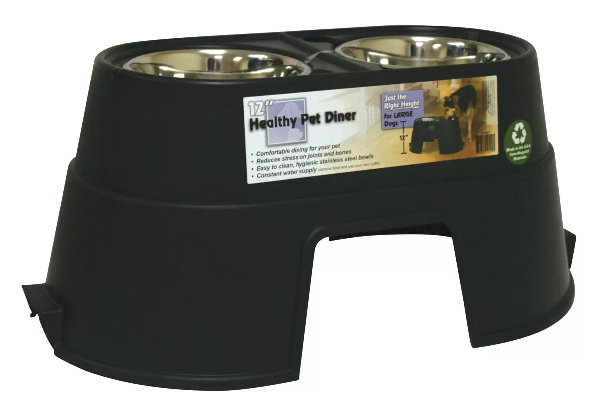 Petmate Healthy Pet Diner Elevated Feeder 12 in