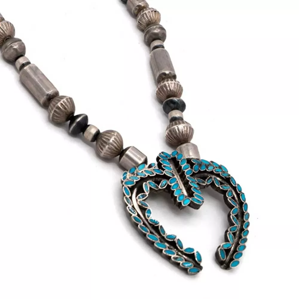 Peyote Bird Zuni Revival Necklace - 20"