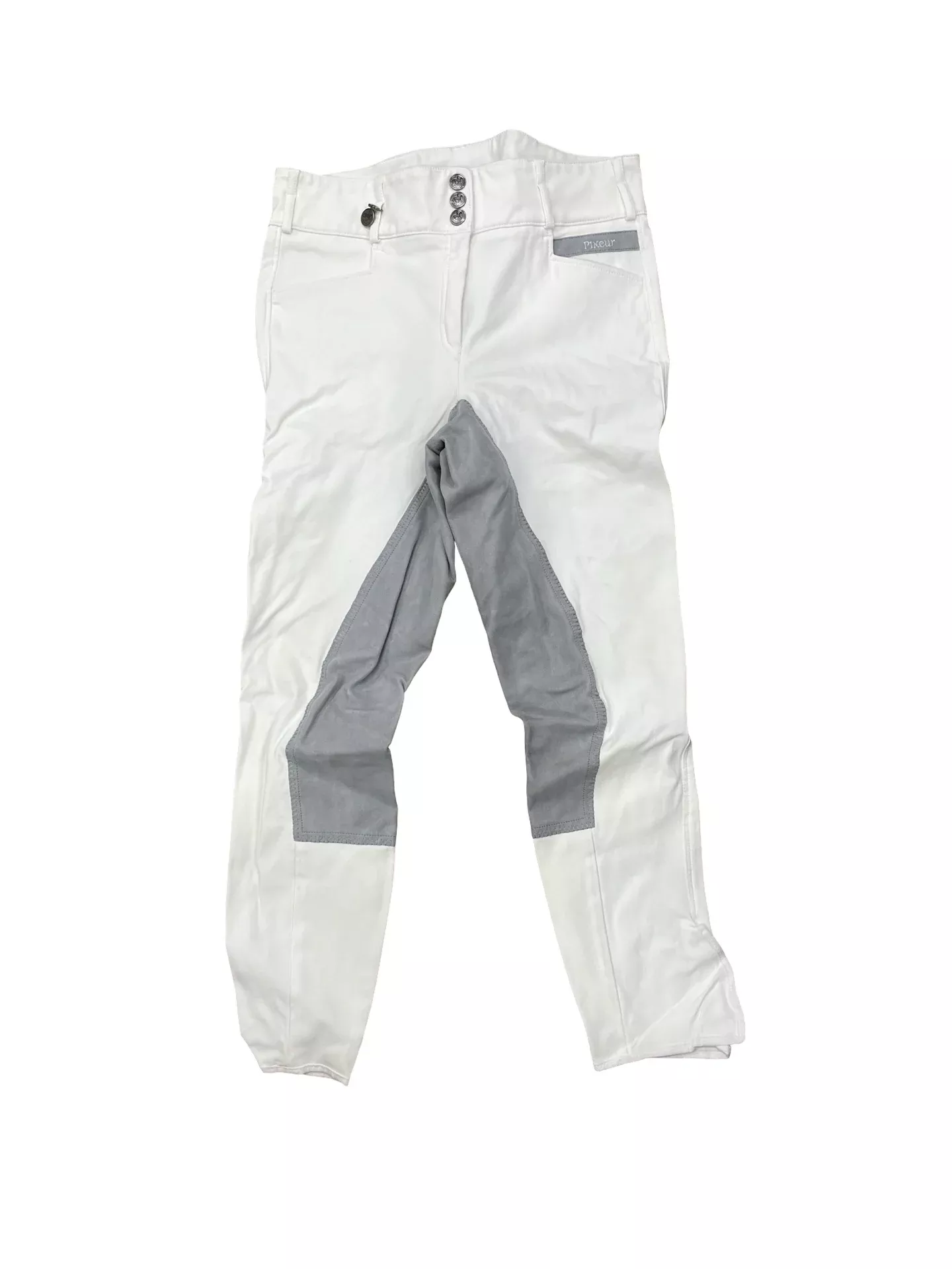 Pikeur FS Breech - White/Gray - 34 (Might Run Small) - USED