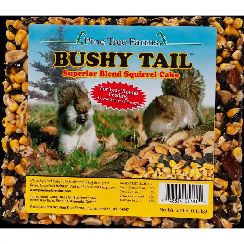 Pine Tree Farms Bushy Tail Superior Squirrel Cake 2.5 LB
