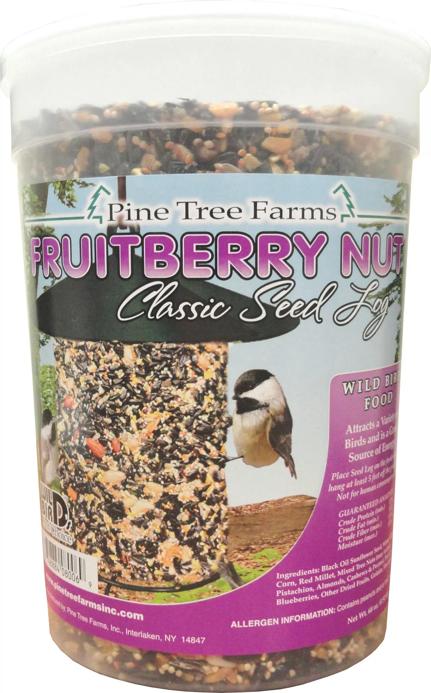 Pine Tree Farms Classic Seed Log Fruit, Berry & Nut 68 oz