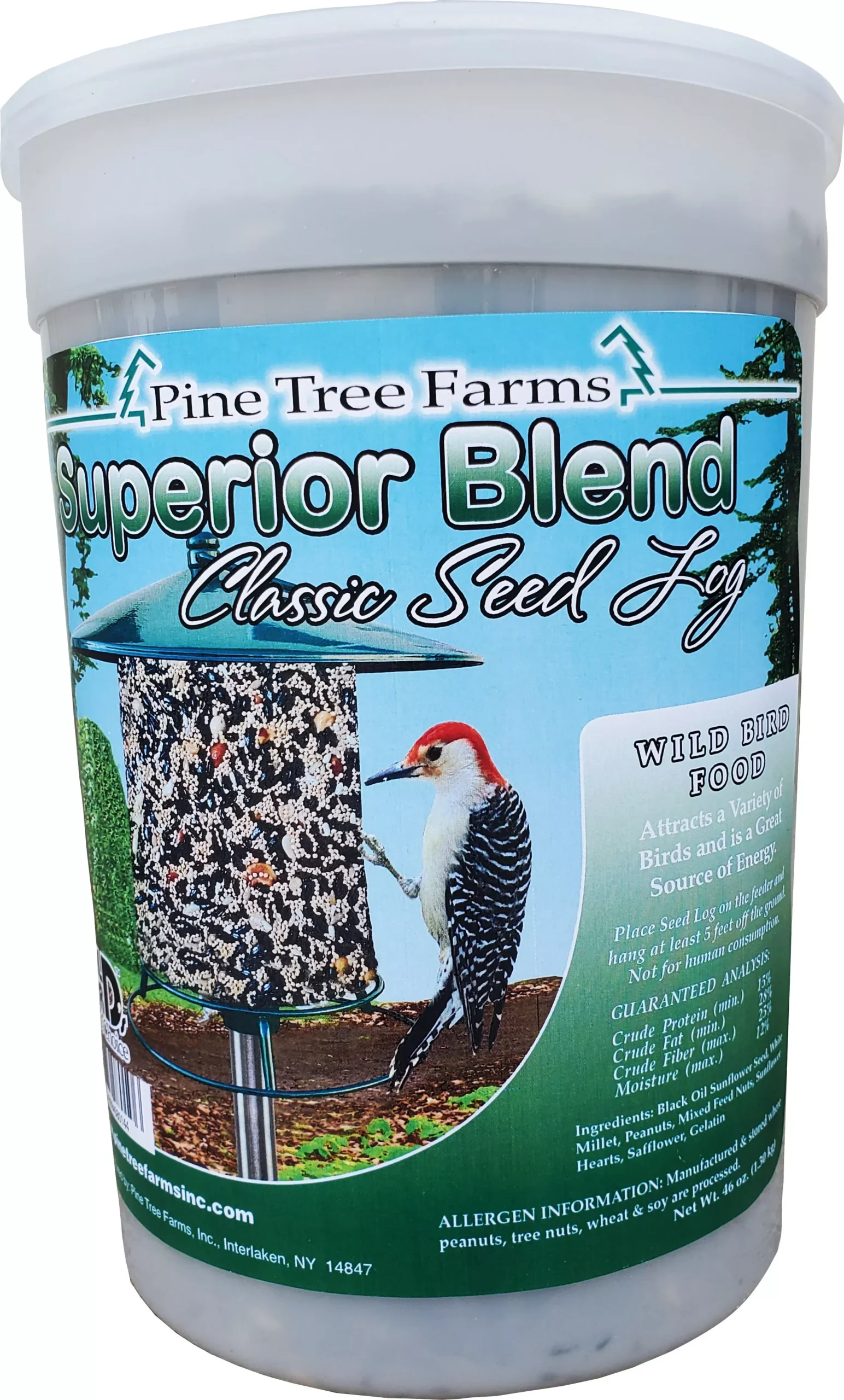 Pine Tree Farms Classic Seed Log, Superior, 68 oz