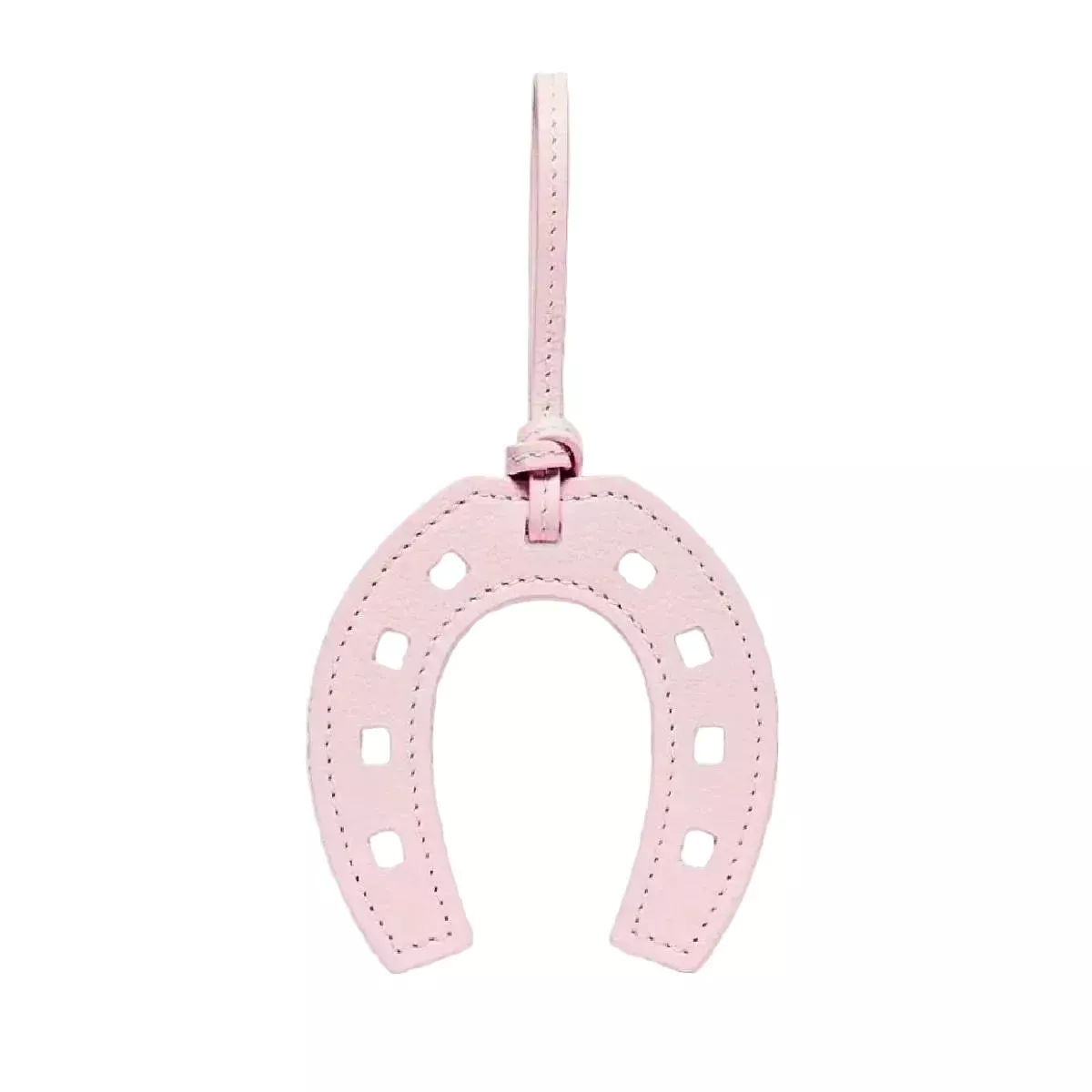 Pink Lucky Horseshoe Bag Charm