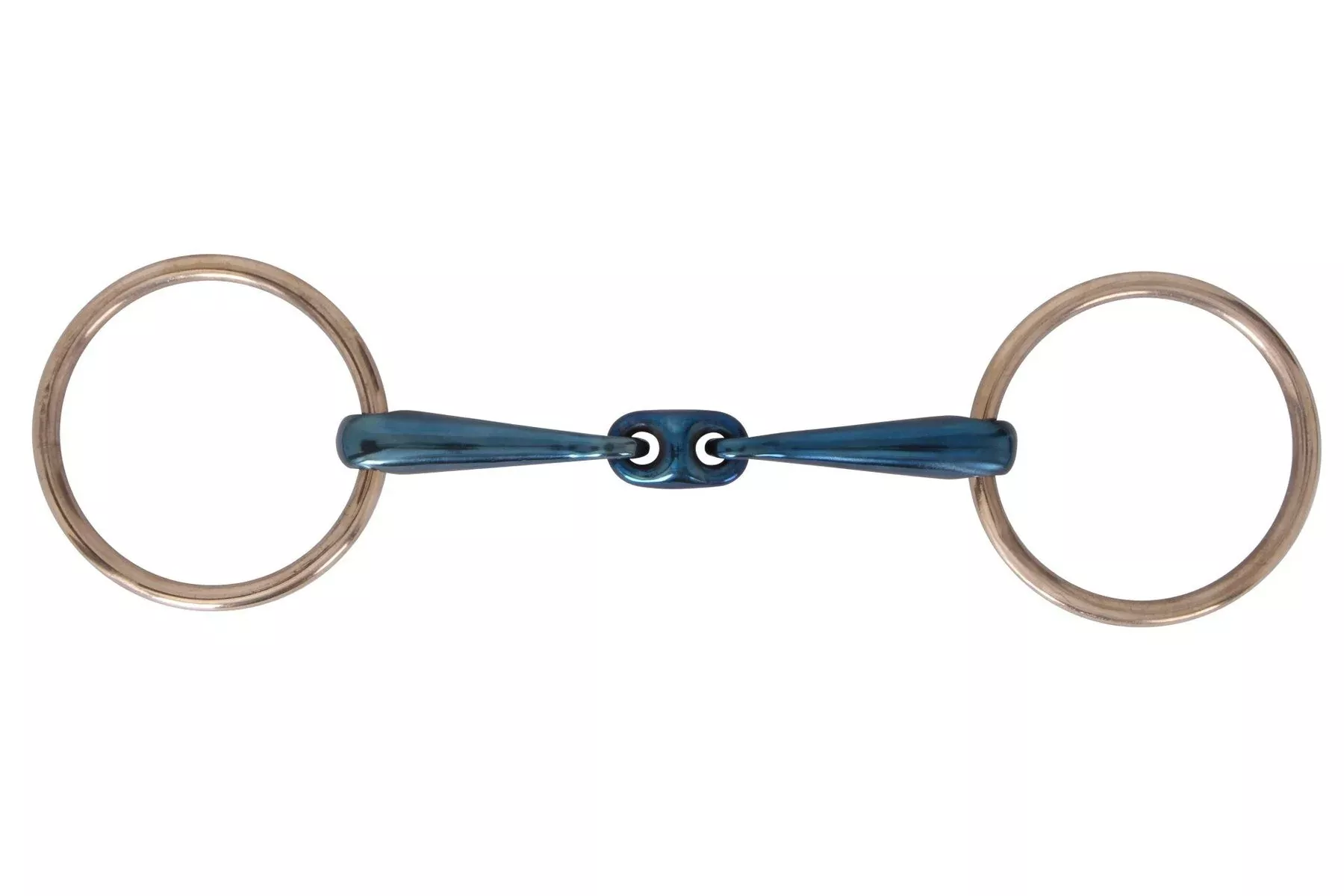 Platinum Sweet Iron Loose Ring Snaffle Training Bit with Lozenge