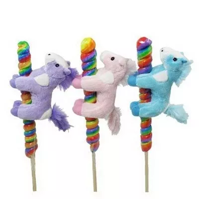 Plush Horse on Lollipop
