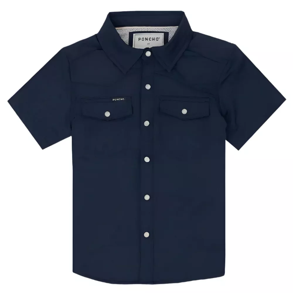 Poncho Boy's The Calf Scramble Western Shirt