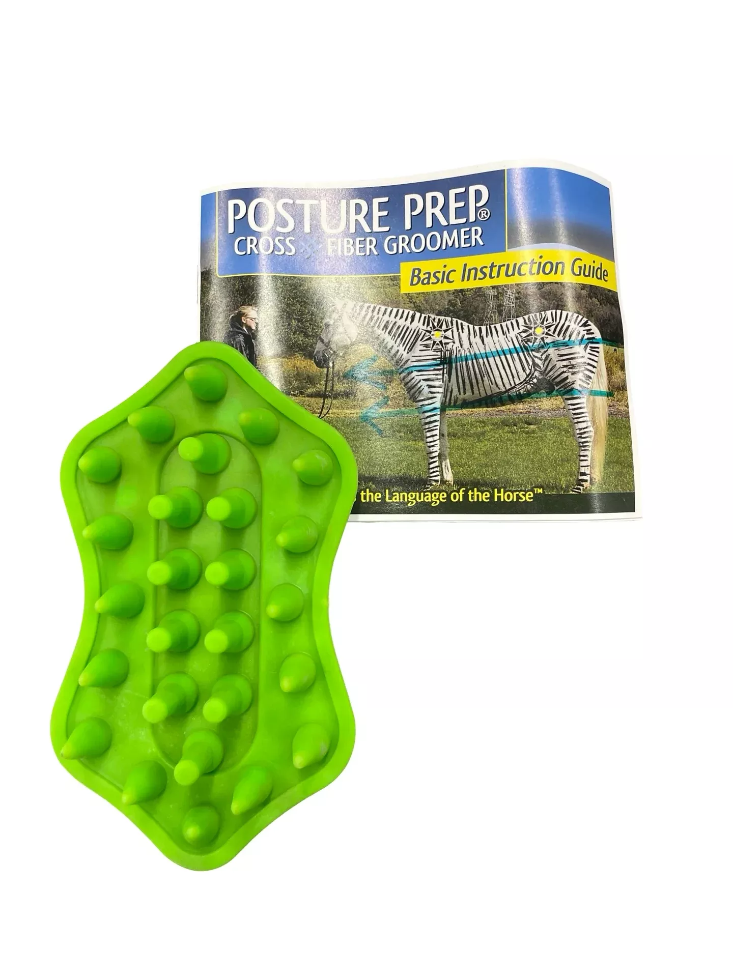 Posture Prep Cross Fiber Groomer - Green - USED