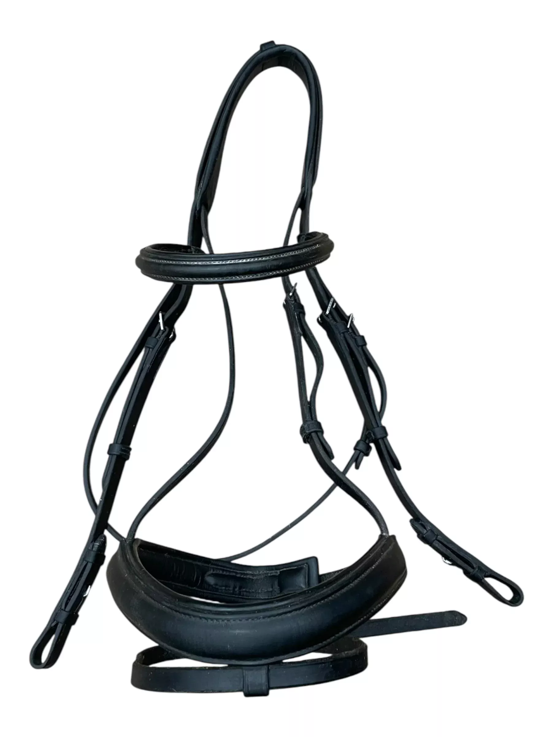 Prestige Bridle W/ Flash - Black - F/S - USED