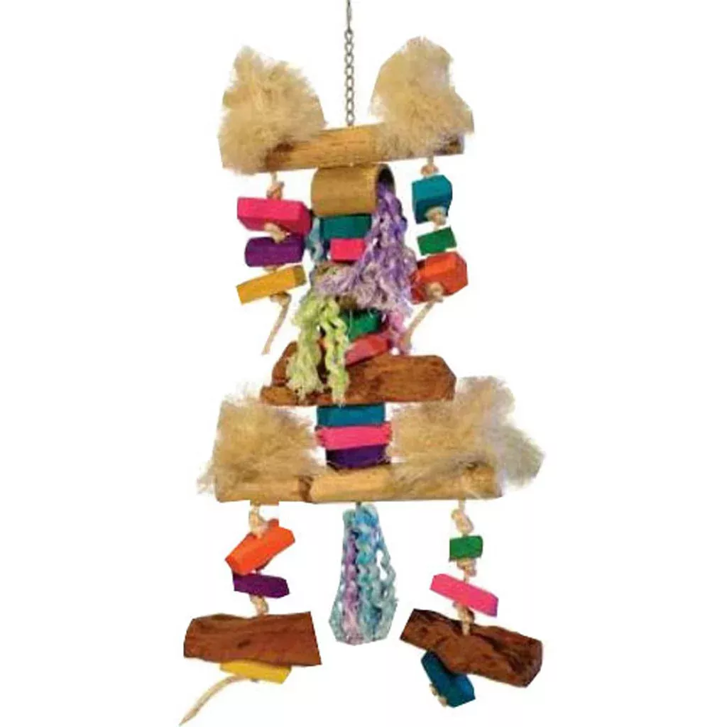 Prevue Fluff N Stuff Bird Toy, X-Large, 13 x 4 x 29 In