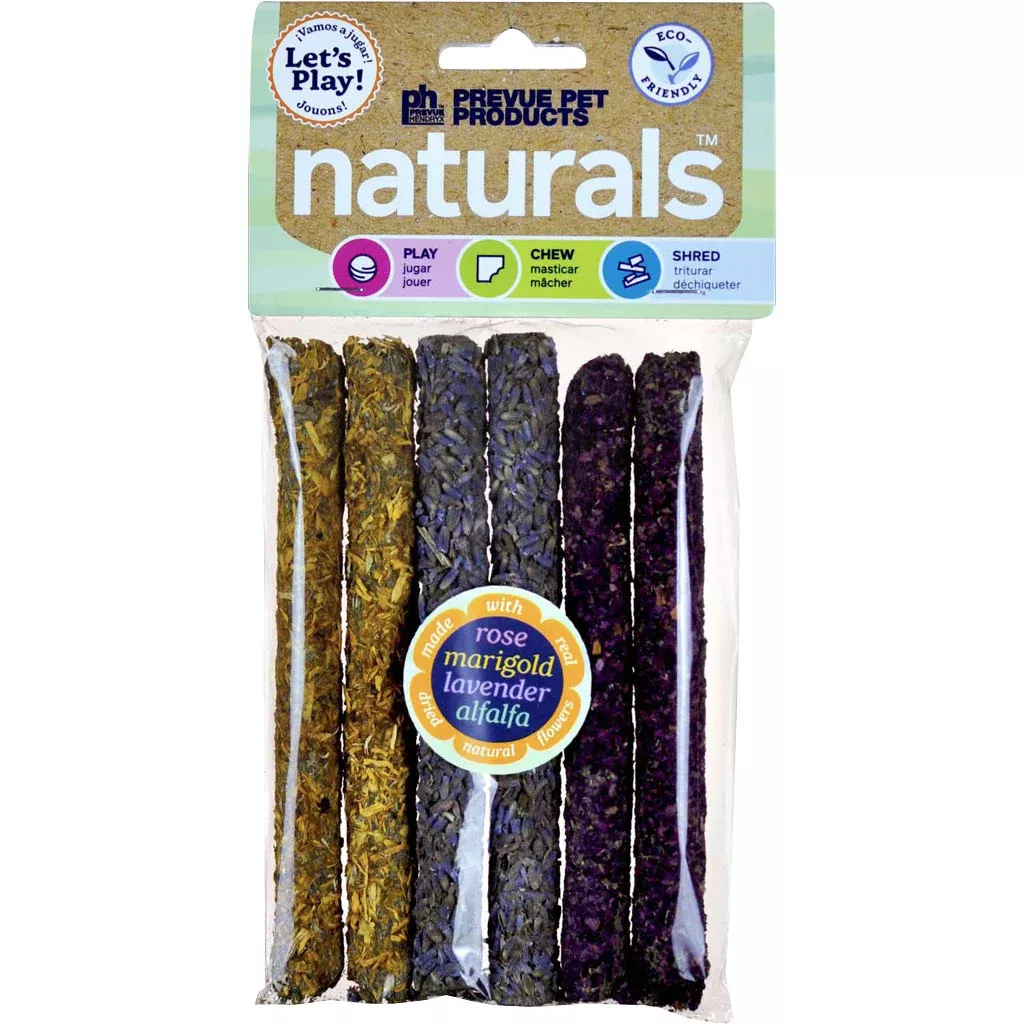 Prevue Natural Flower Chew Sticks Small Animal Chew