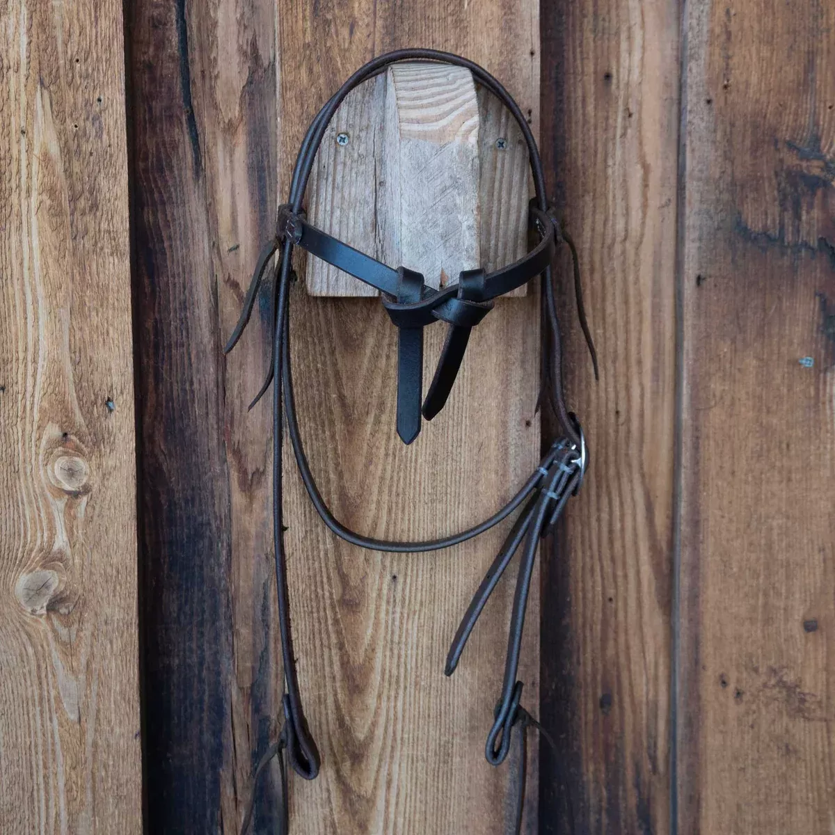 Prickly S Custom Leather Futurity Knot Headstall