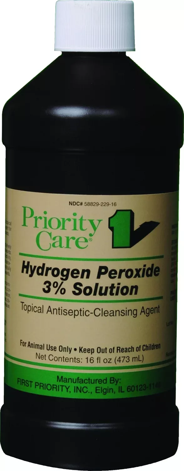 Priority Care Hydrogen Peroxide 3% Solution