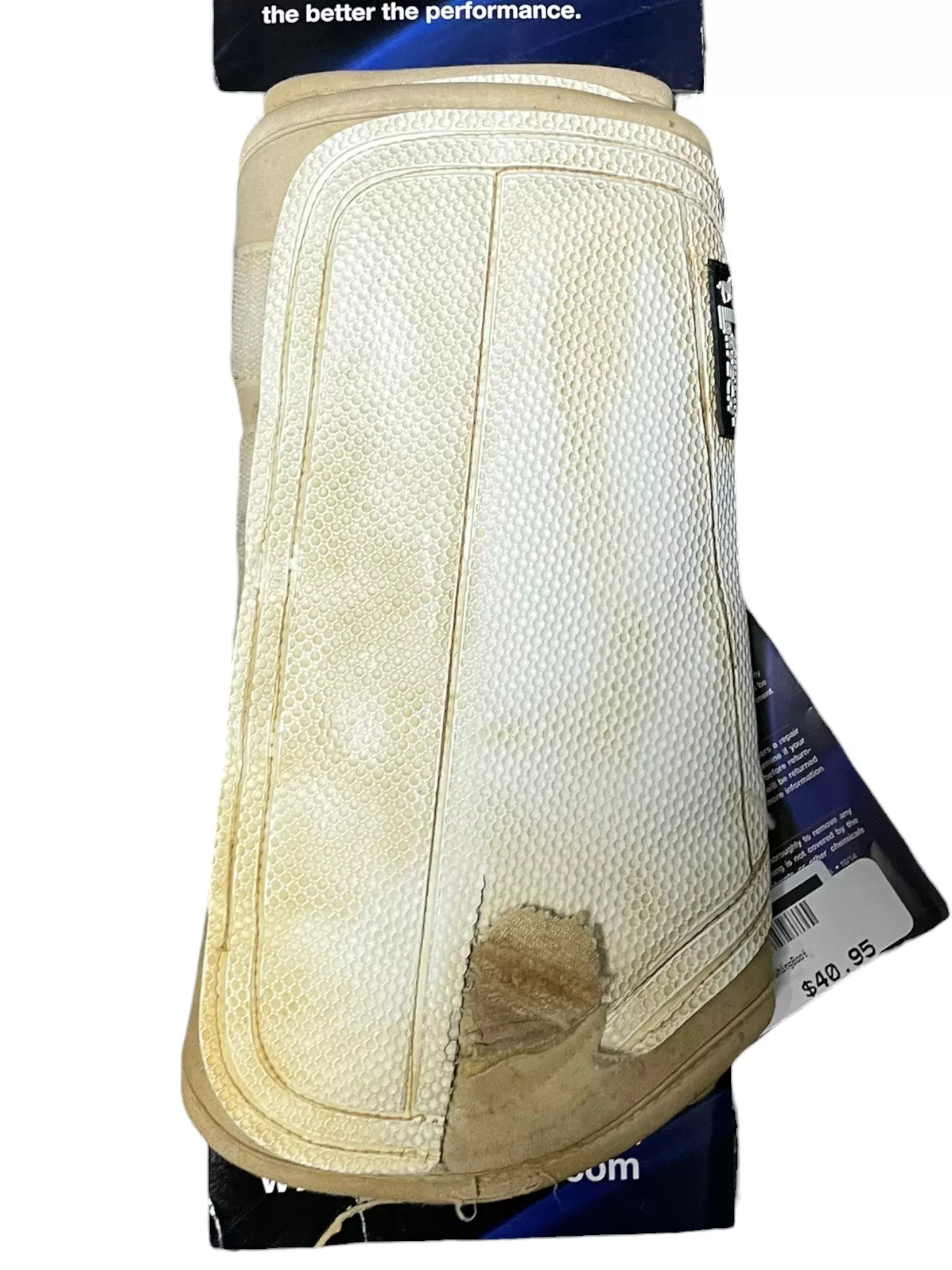Pro Choice Ventech Brushing Boots *Pair* - White - L - USED