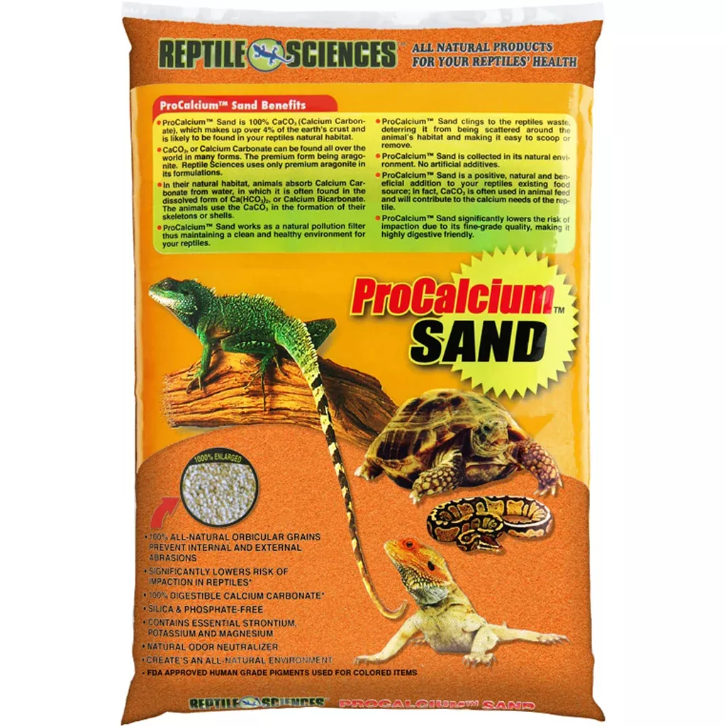 ProCalcium Reptile Sand, Orange, 10 lb