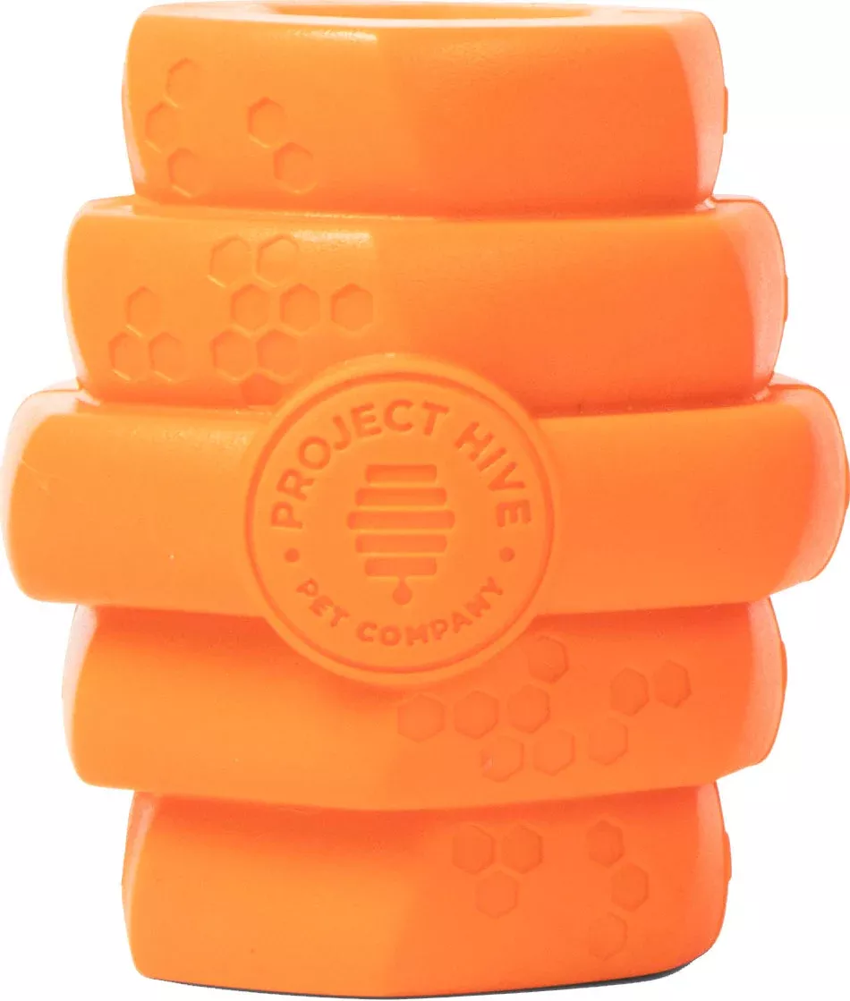 Project Hive Scented Chew Toy, Large, Sweet Mango/Orange