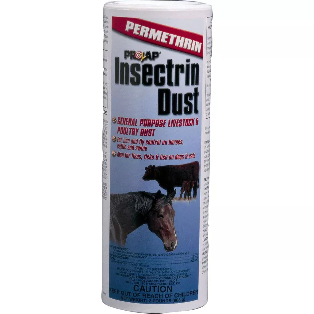 Prozap Insectrin Dust for Livestock & Poultry, 2 lb