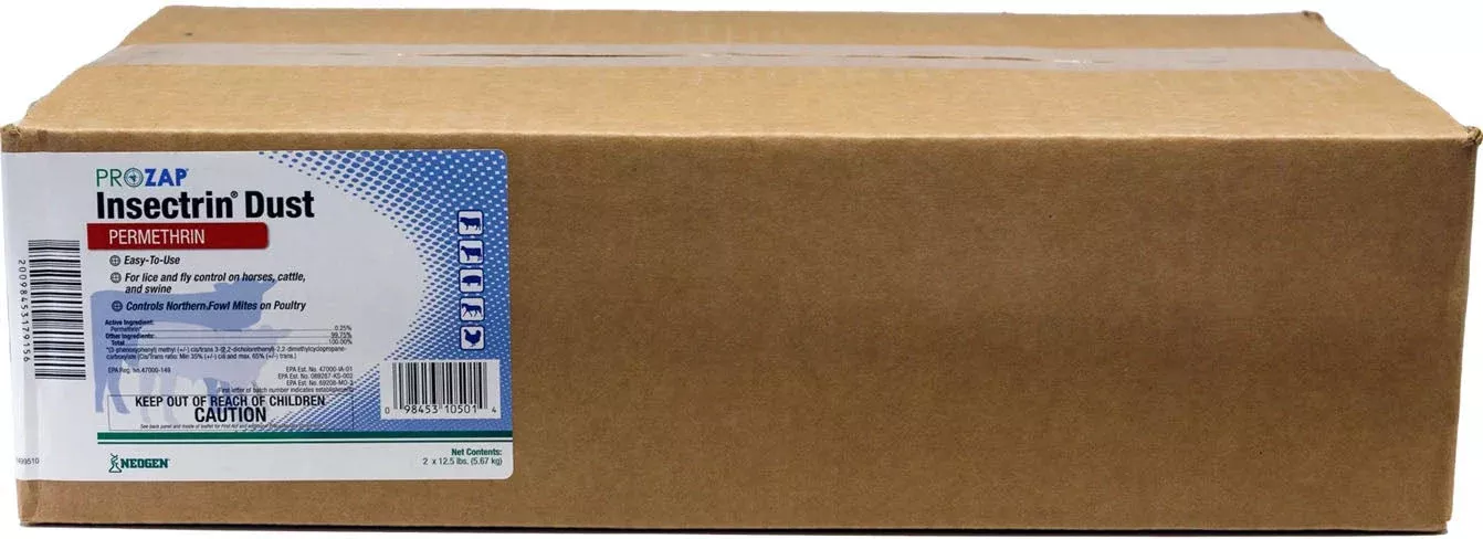 Prozap Insectrin Livestock & Poultry Dust 12.5 LB