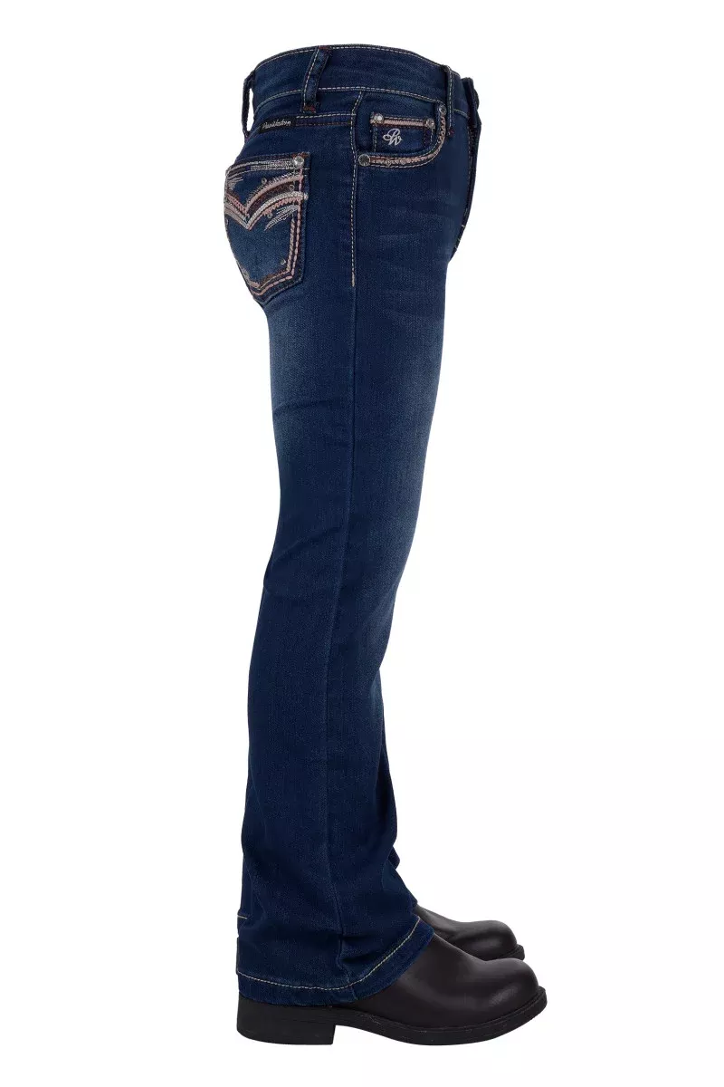 Pure Western Girl's Emma Boot Cut Jean
