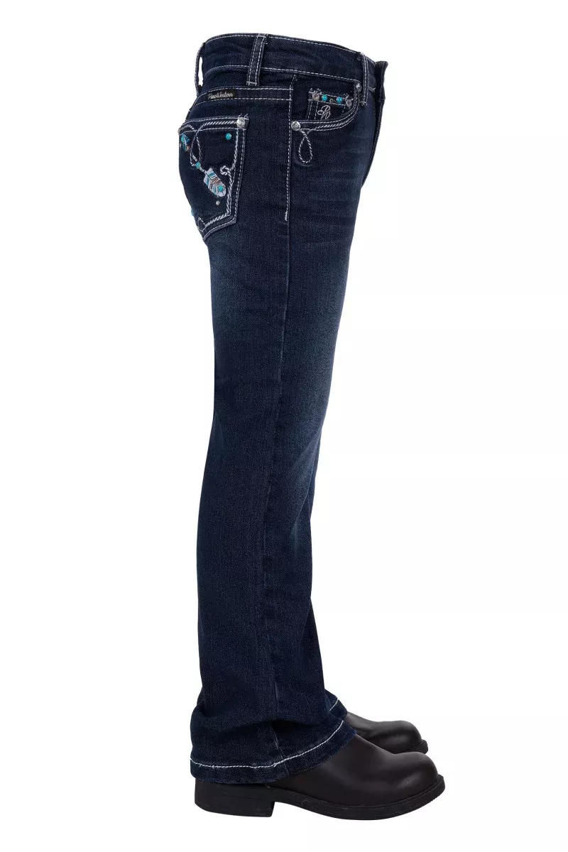 Pure Western Girl's Rhian Boot Cut Jean