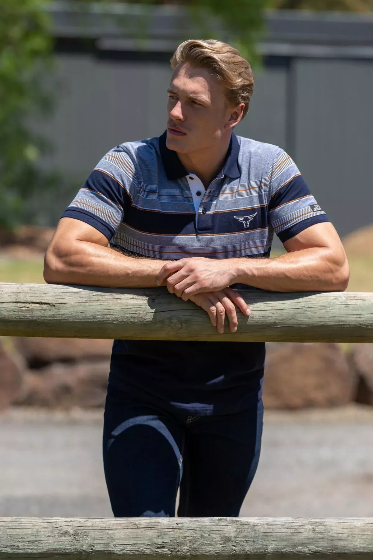 Pure Western Men's Brad Short Sleeve Polo
