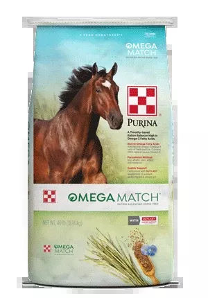 Purina Omega Match™ Ration Balancing Horse Feed, 40 lb