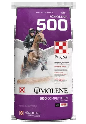 Purina Omolene 500 Competition Horse Feed, 50 lb