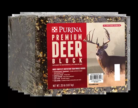 Purina Premium Deer Block Feed, 20 lb