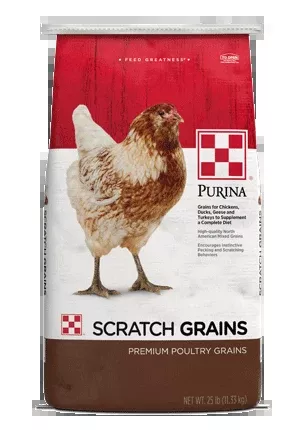 Purina Scratch Grains Poultry Feed, 50 lb