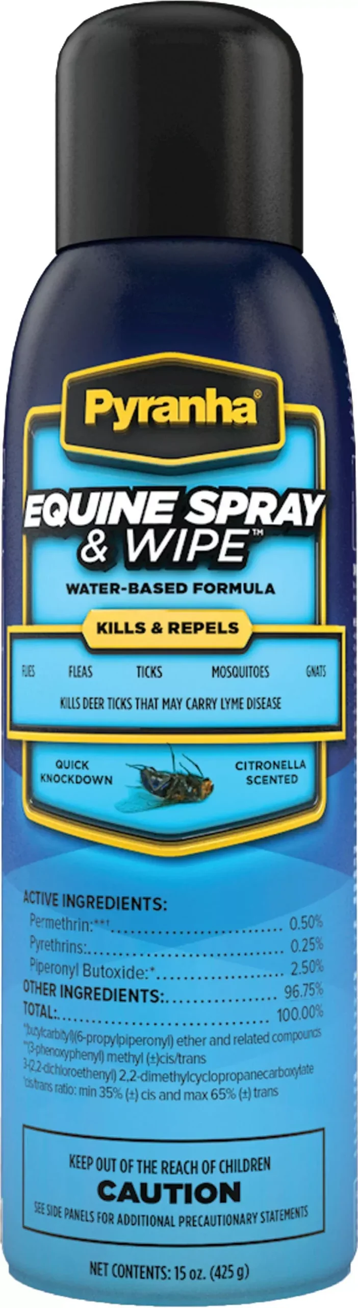Pyranha Equine Spray & Wipe Bov 15 OZ