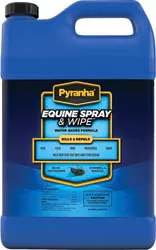 Pyranha Equine Spray & Wipe RTU Fly Repellent, 1 Gallon