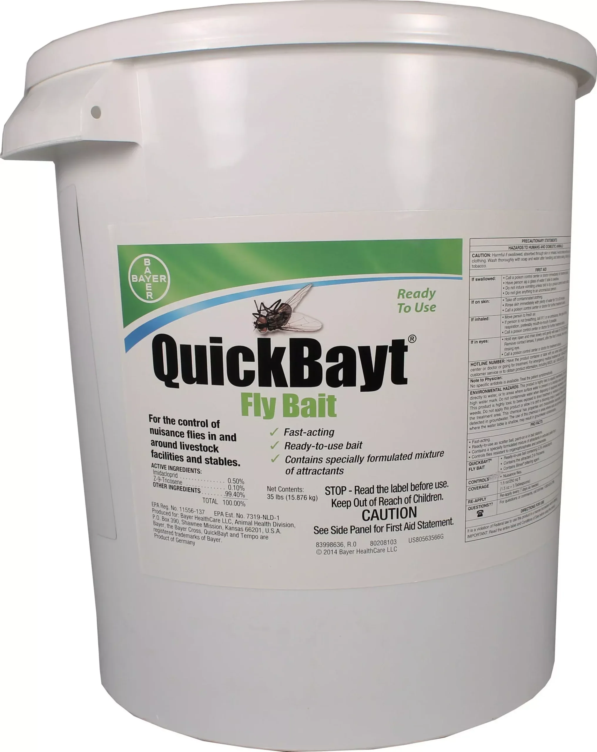QuickBayt Fly Bait, 35 lb