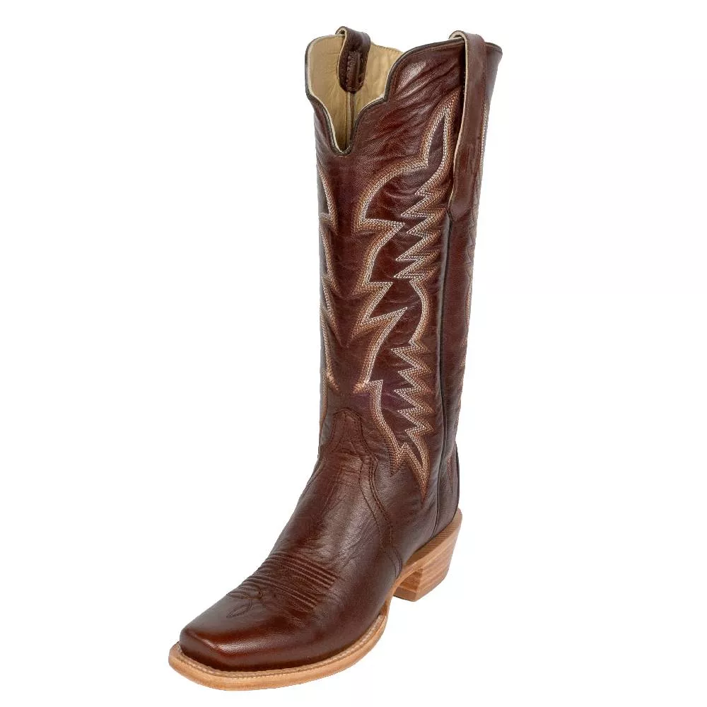 R. Watson Women's Brass Goat Cutter Toe Boot