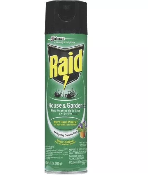 Raid House & Garden Insect Killer, 11 oz
