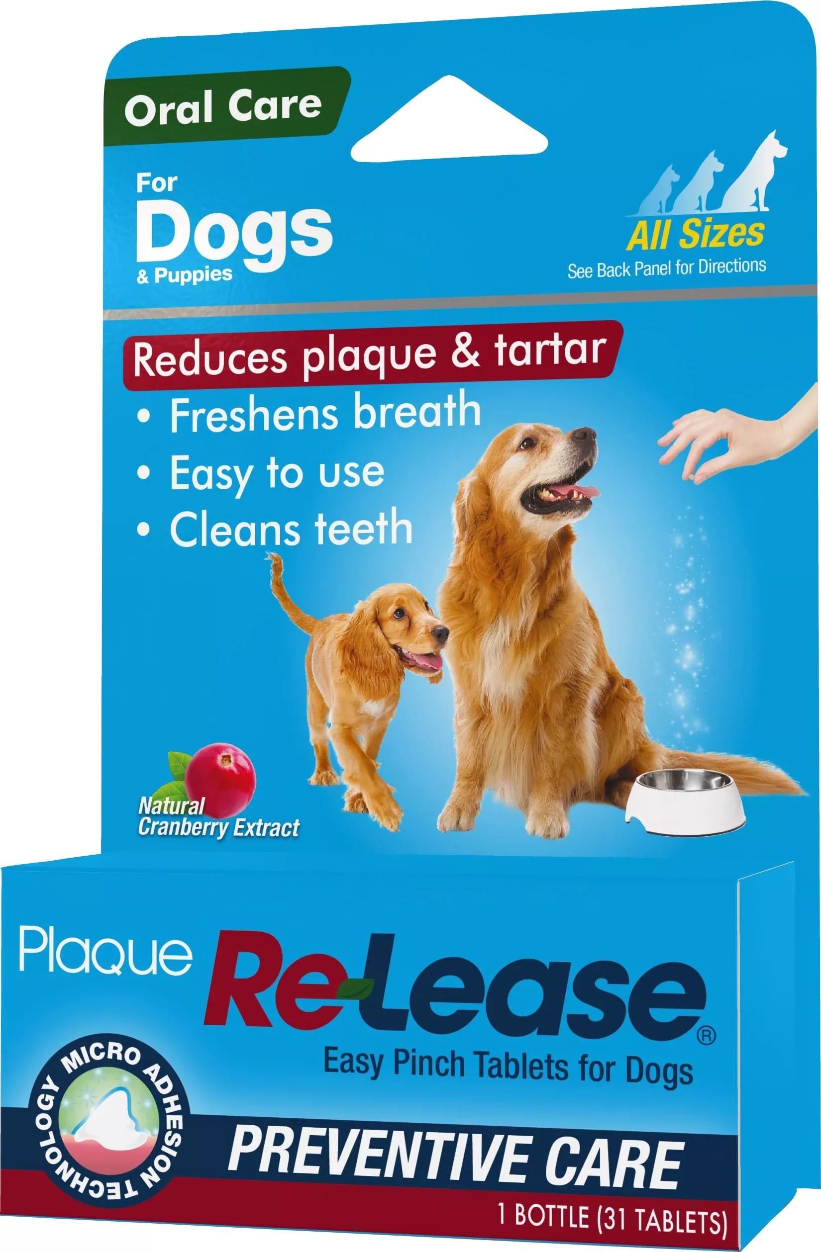 Ramard Plaque Re-Lease Oral Care for Dogs, 31-Count