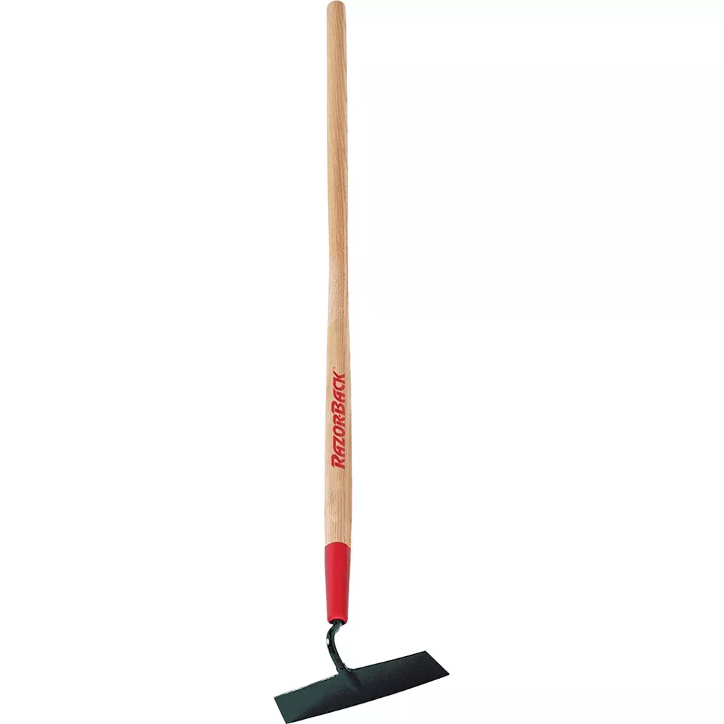 Razor-Back Forged Steel Onion Hoe, 57 x 7 in