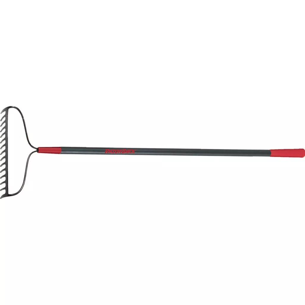 Razor-Back Garden Bow Rake, 15-Tine, Steel