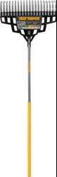 Razor-Back Multi-Purpose Steel Tine Rake, 52 x 20 in, Black