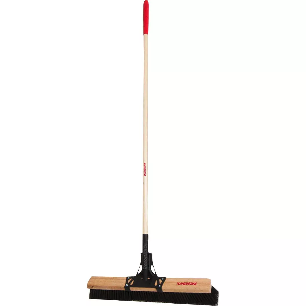 Razor-Back Rough Surface Push Broom, 66 x 24 in